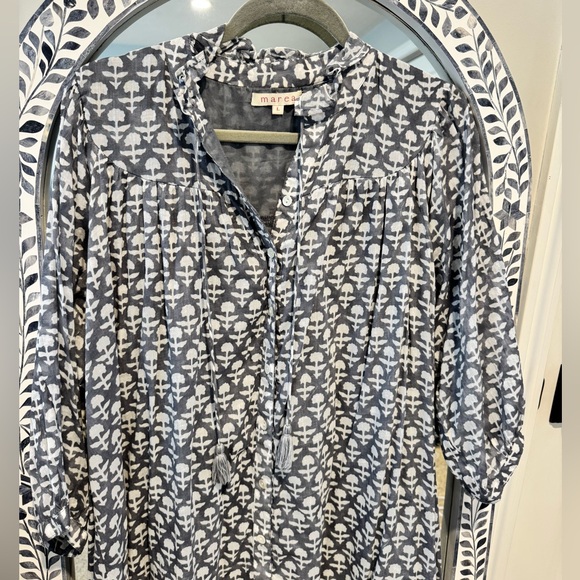Marea Block Print Dress NWOT size Large - Picture 2 of 4